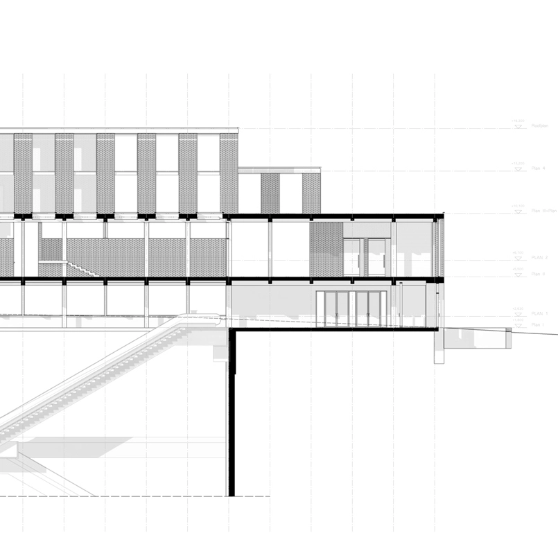 arkitektritning sektion